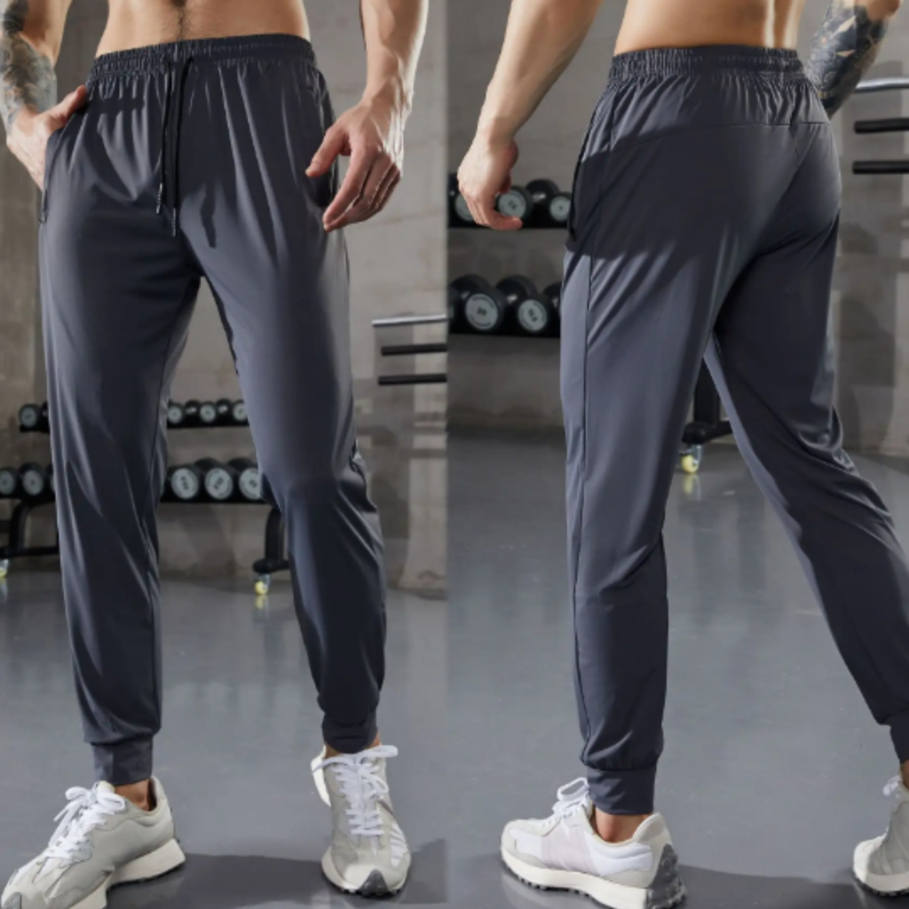 Calça Masculina Com Elastano Para Academia Esportiva Fitness Slim Fit Jogger Dry Fit Furadinho Leve Praticar Esportes em Oferta na Shopee