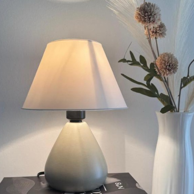 Abajur Luminaria de Ceramica Porcelana Bivolt Com Cupula para Decoração Quarto Escritorio Sala Decoração Várias Cores em Oferta na Shopee