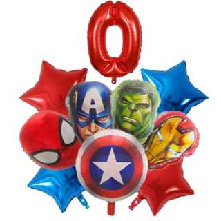 Kit Balão Metalizado Vingadores Número em Oferta na Shopee