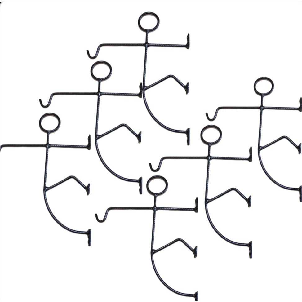 Suporte e gancho Para Pendurar Planta Escalador (6 UNID) em Oferta na Shopee