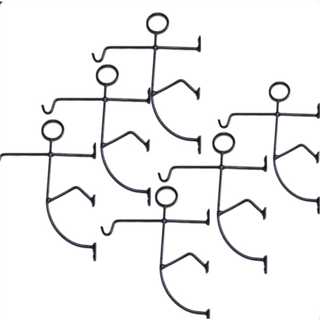 Suporte e gancho Para Pendurar Planta Escalador (6 UNID) em Oferta na Shopee