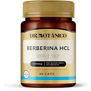 BERBERINA HCL 1500 MG 60 CÁPSULAS DR BOTÂNICO em Oferta na Shopee