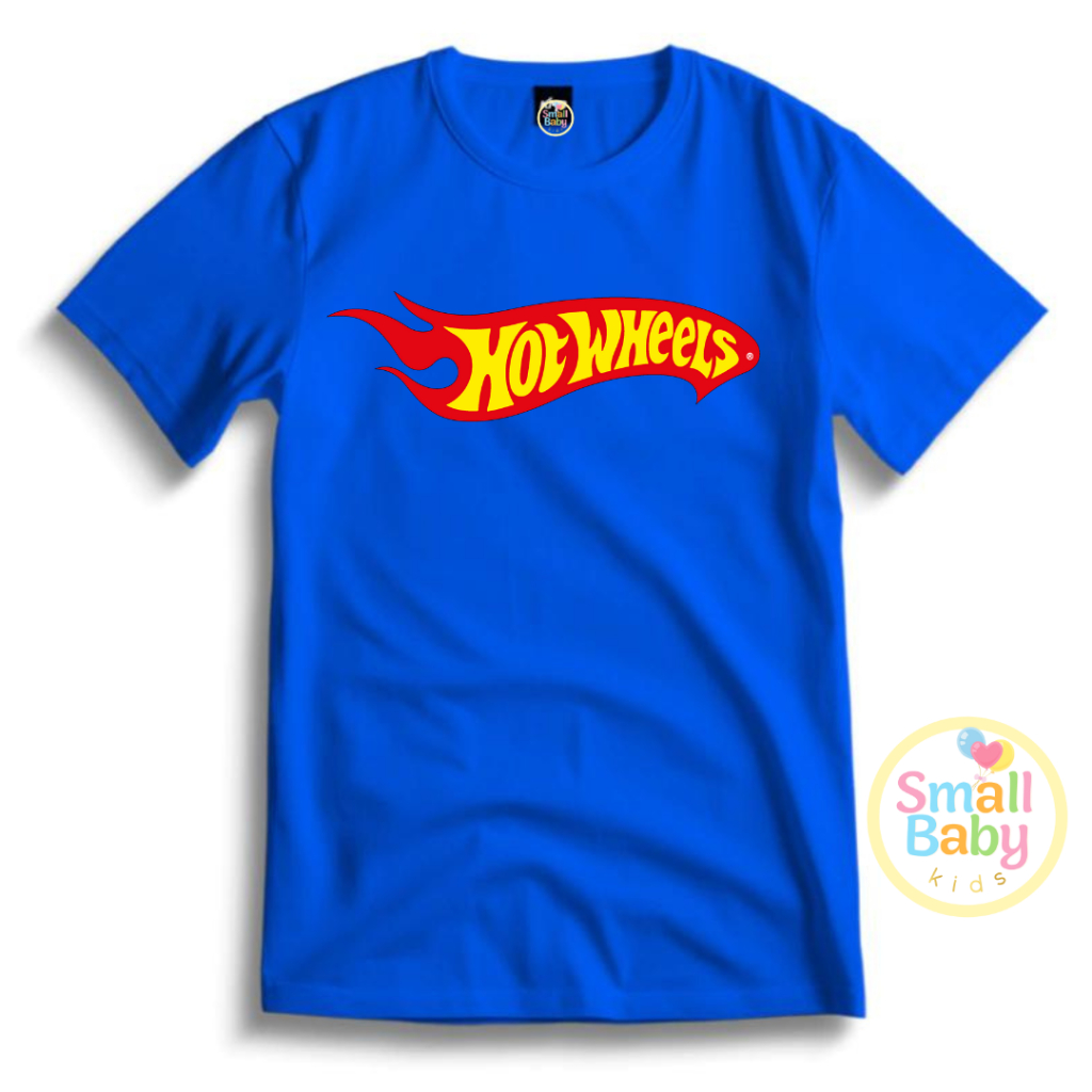 Camiseta Infantil Juvenil Adulto Unissex Hot Wheels Temática em Algodão