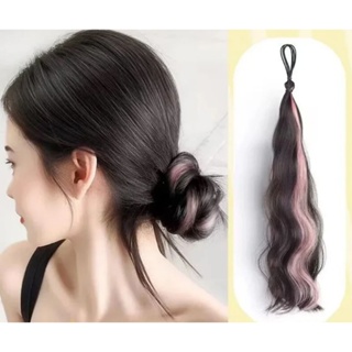 aplique de rabo pra volume ou coque cabelo simular humano agora 2 tamanhos em Oferta na Shopee