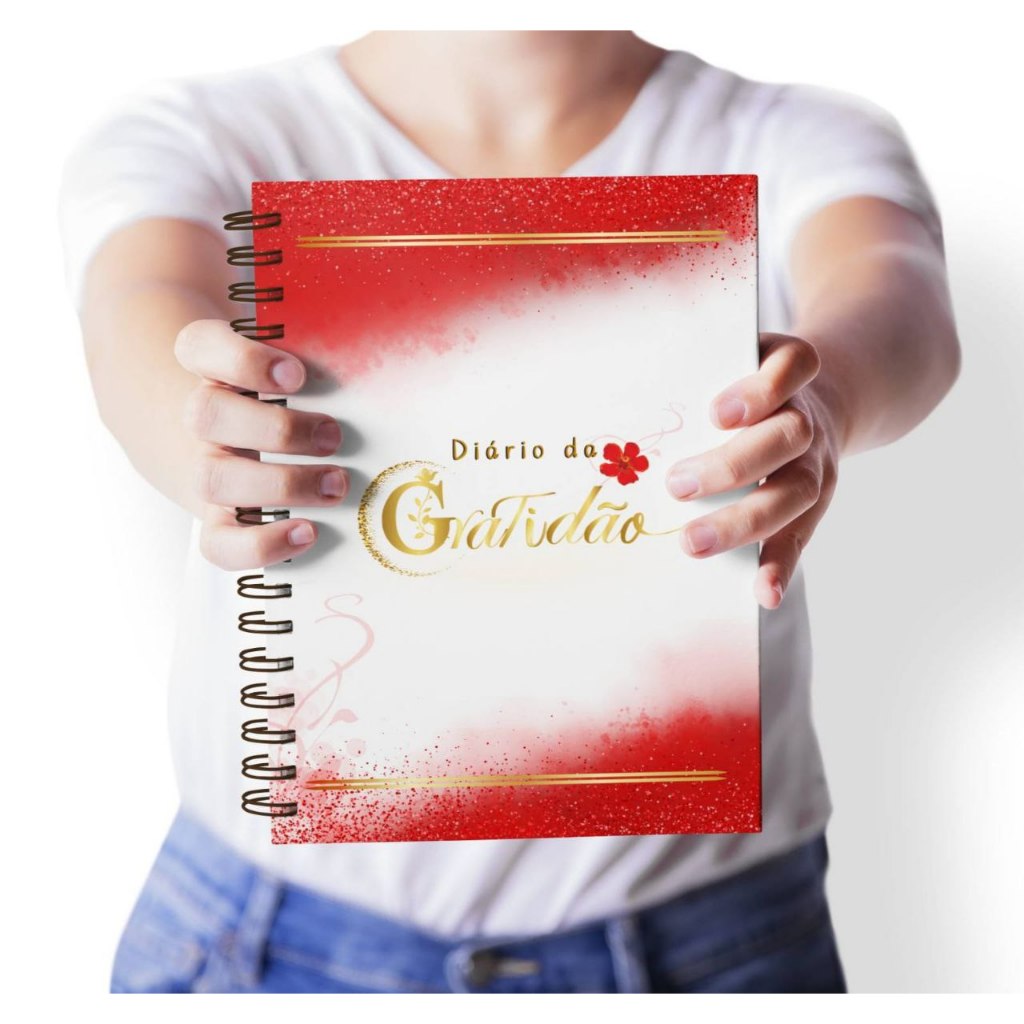 Imagem Caderno da Gratidão Personalizado Diário da Gratidão