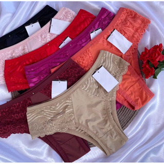 kit 05 calcinha tanga com renda poliéster tangão feminina calcinhas conforto FRETE GRATIS em Oferta na Shopee