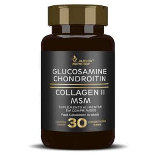 Glucosamine Condroitina Colageno tipo 2 MSN Food Supplement in 30 Tablets - Alisson Nutrition em Oferta na Shopee