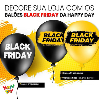 KIT 25~150 Balão BLACK FRIDAY  11” Bexiga Black Friday Decoração de Loja Balão Black Friday para Lojas e promoção em Oferta na Shopee