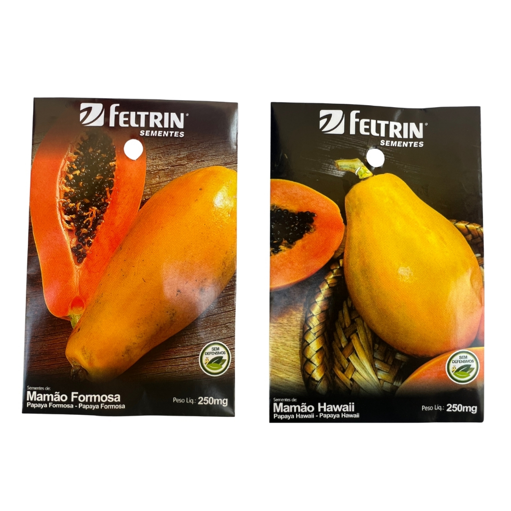 Sementes de Mamão Formosa e Mamão Papaya alta produtividade  - Feltrin