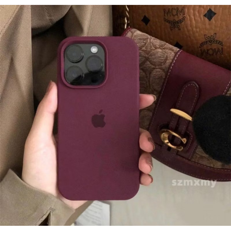 CAPA CASE SILICONE VINHO AÇAÍ MARSALA CAPINHA AVELUDADA POR DENTRO  PARA IPHONE XR/11/12/13/14/15/16 em Oferta na Shopee