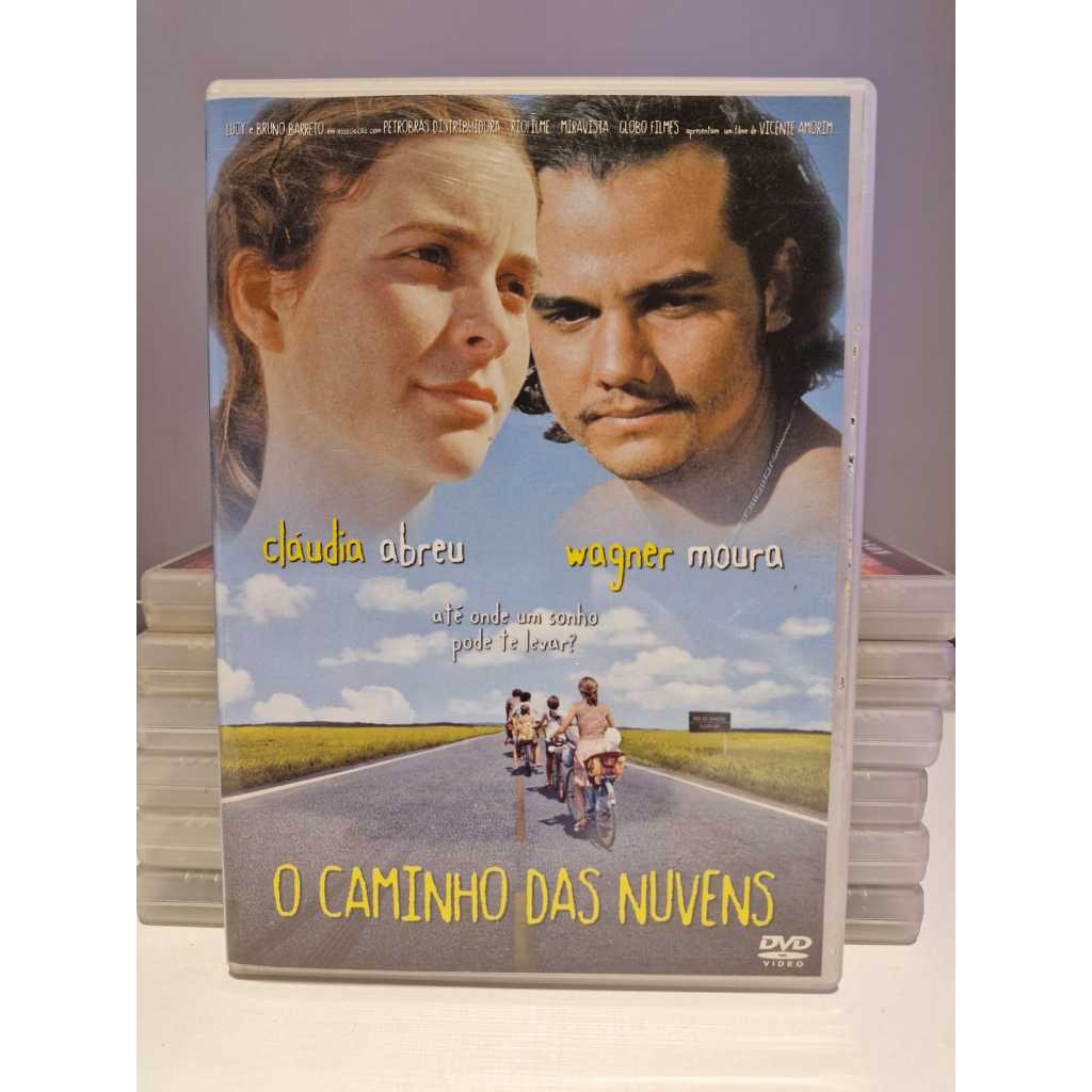 O CAMINHO DAS NUVENS - Cláudia Abreu Wagner Moura - DVD - Original