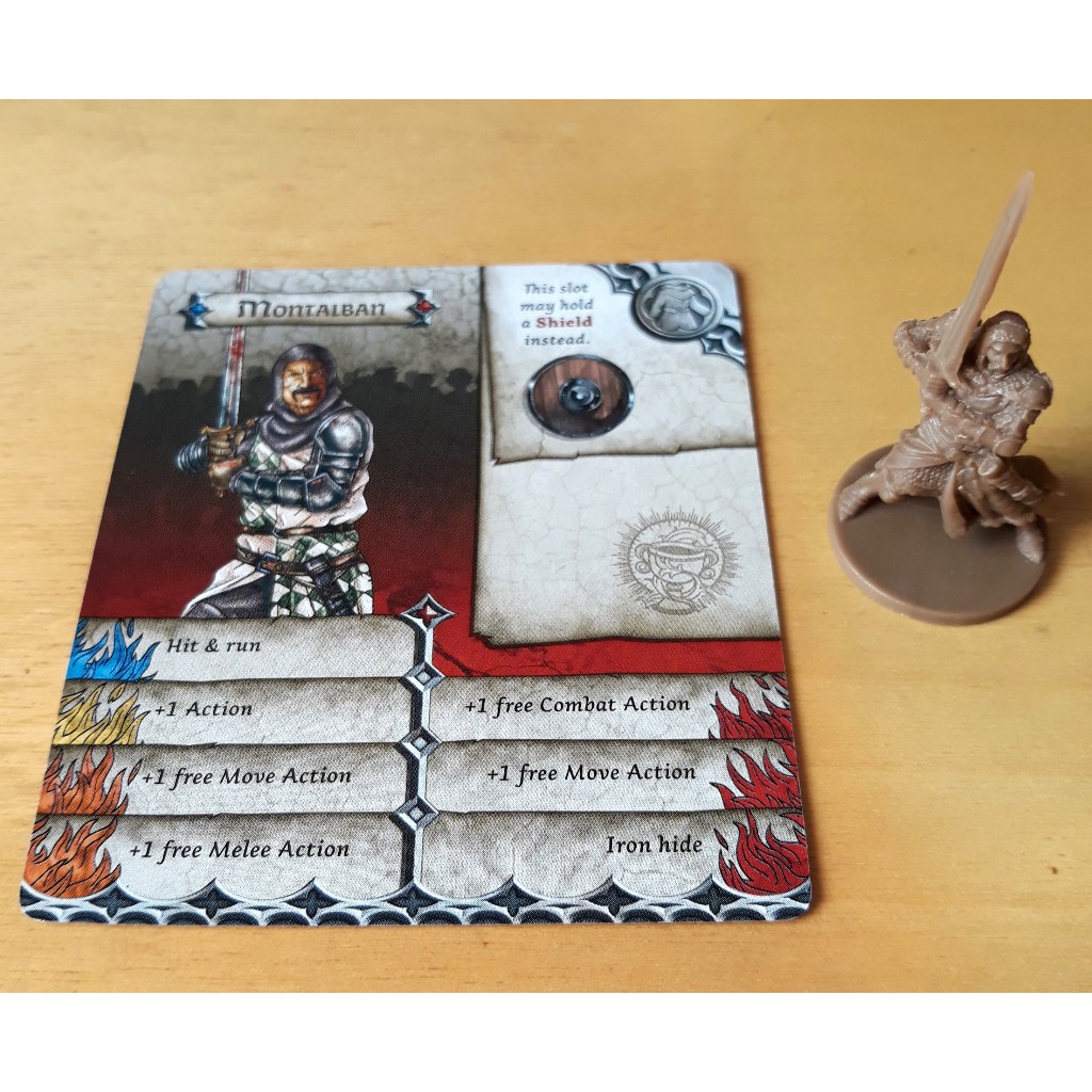 Montalban - Sobrevivente (Survivor) - Zombicide Black Plague Ks / Green Horde