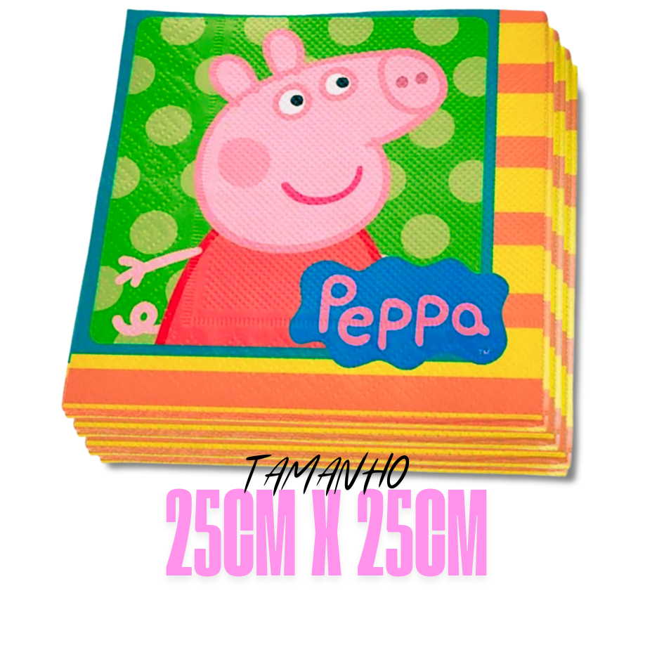 Guardanapos Peppa Pig 25x25cm