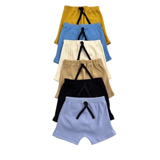 Kit 3 Short Infantil Bebê Recém Nascido Ribana 2X1 de Alta Qualidade Confortavél em Oferta na Shopee