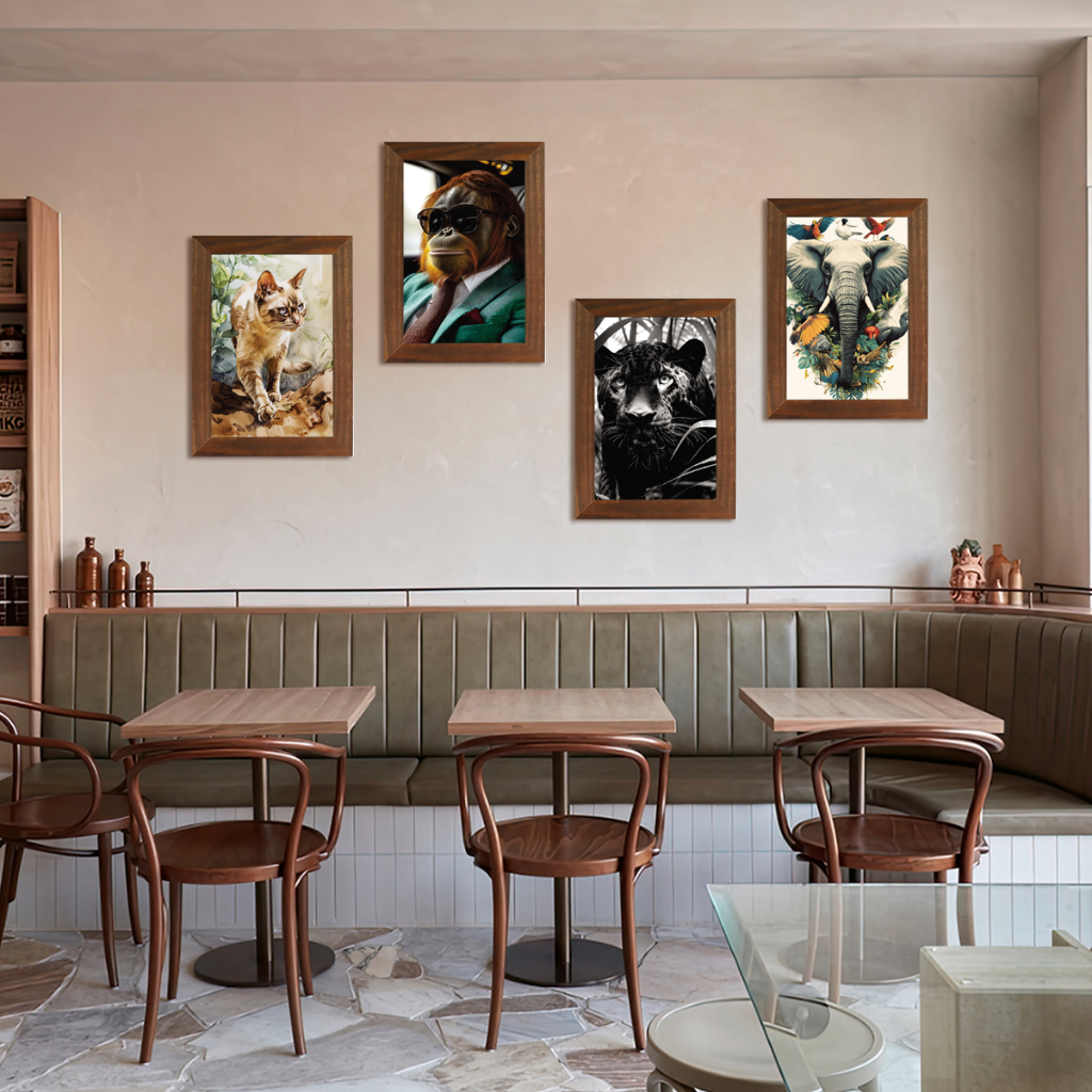 Quadros para Decoração Vintage Retrô Pub Barzinho Restaurante Cantinho do Café Sala Cozinha Gourmet