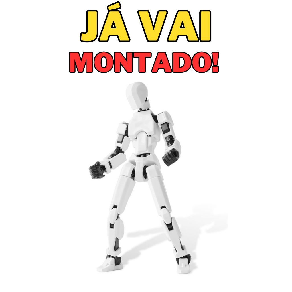 Boneco Dummy 13 Montado - Brinquedo Educativo Articulado Várias Posições e Cores em Oferta na Shopee