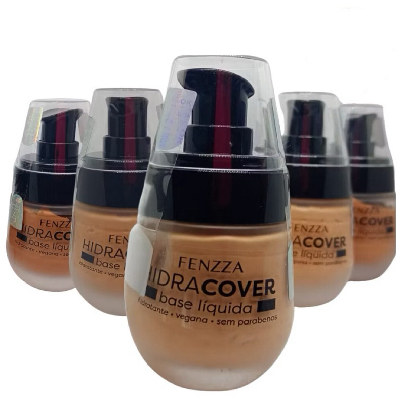 Base líquida Hidra Cover Fenzza Vegana em Oferta na Shopee