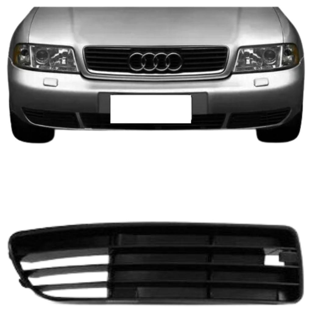 Grade Parachoque Moldura Milha Sem Furo Audi A4 Ano 95/99 Cód 4184 Lado Direito