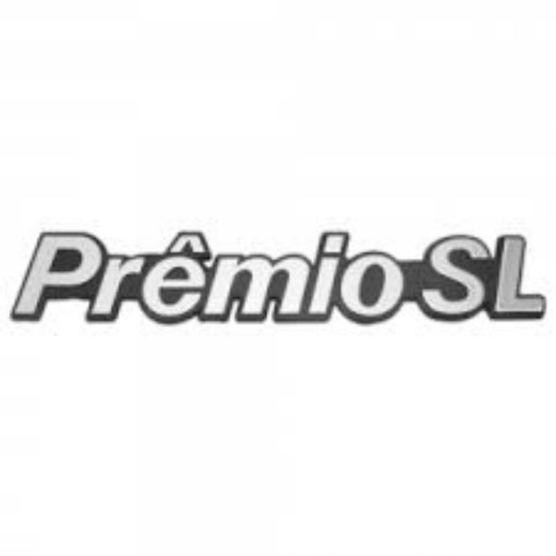 Emblema Prêmio SL do Porta Malas Prêmio 1985 a 1994 Fundo Preto