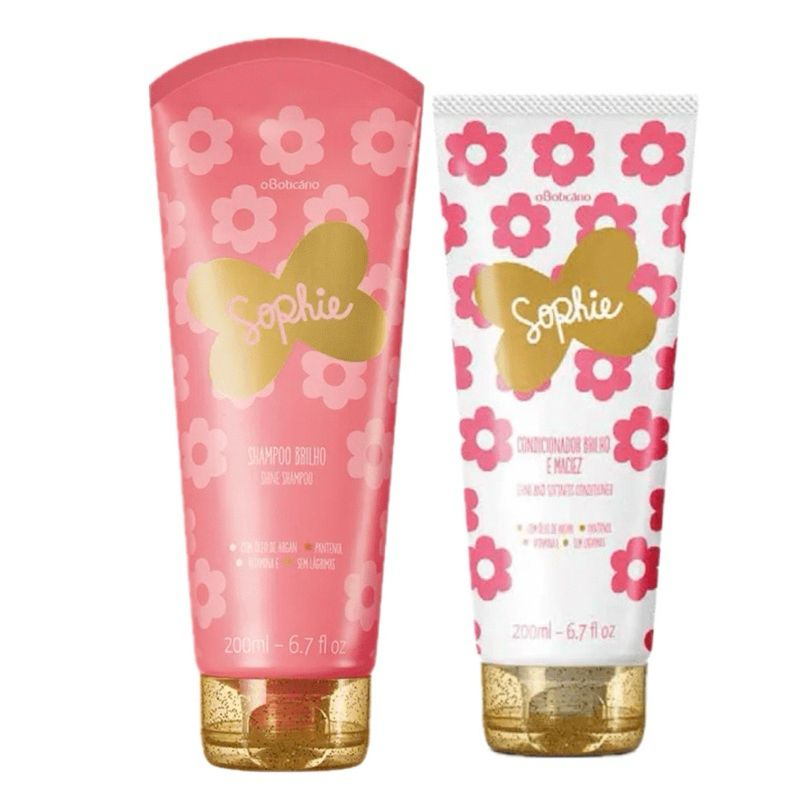 Kit Sophie Capilar: Shampoo Cabelos 200ml Condicionador Cabelos 200ml — R$ 149,80 em Shopee