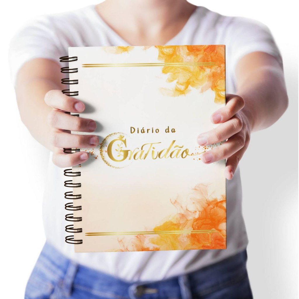 Imagem Caderno da Gratidão Personalizado Diário da Gratidão
