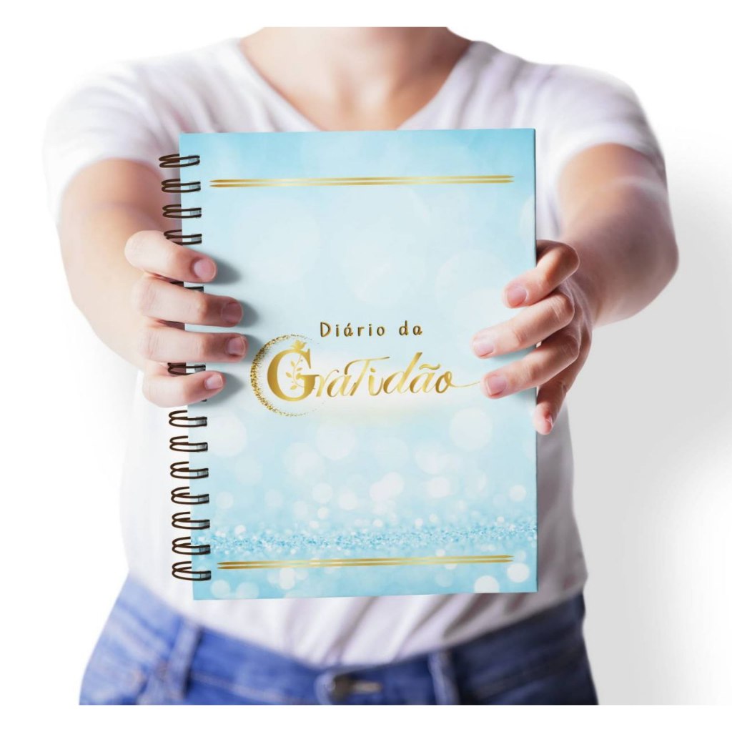 Imagem Caderno da Gratidão Personalizado Diário da Gratidão