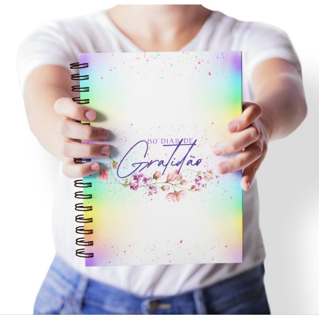 Imagem Caderno da Gratidão Personalizado Diário da Gratidão