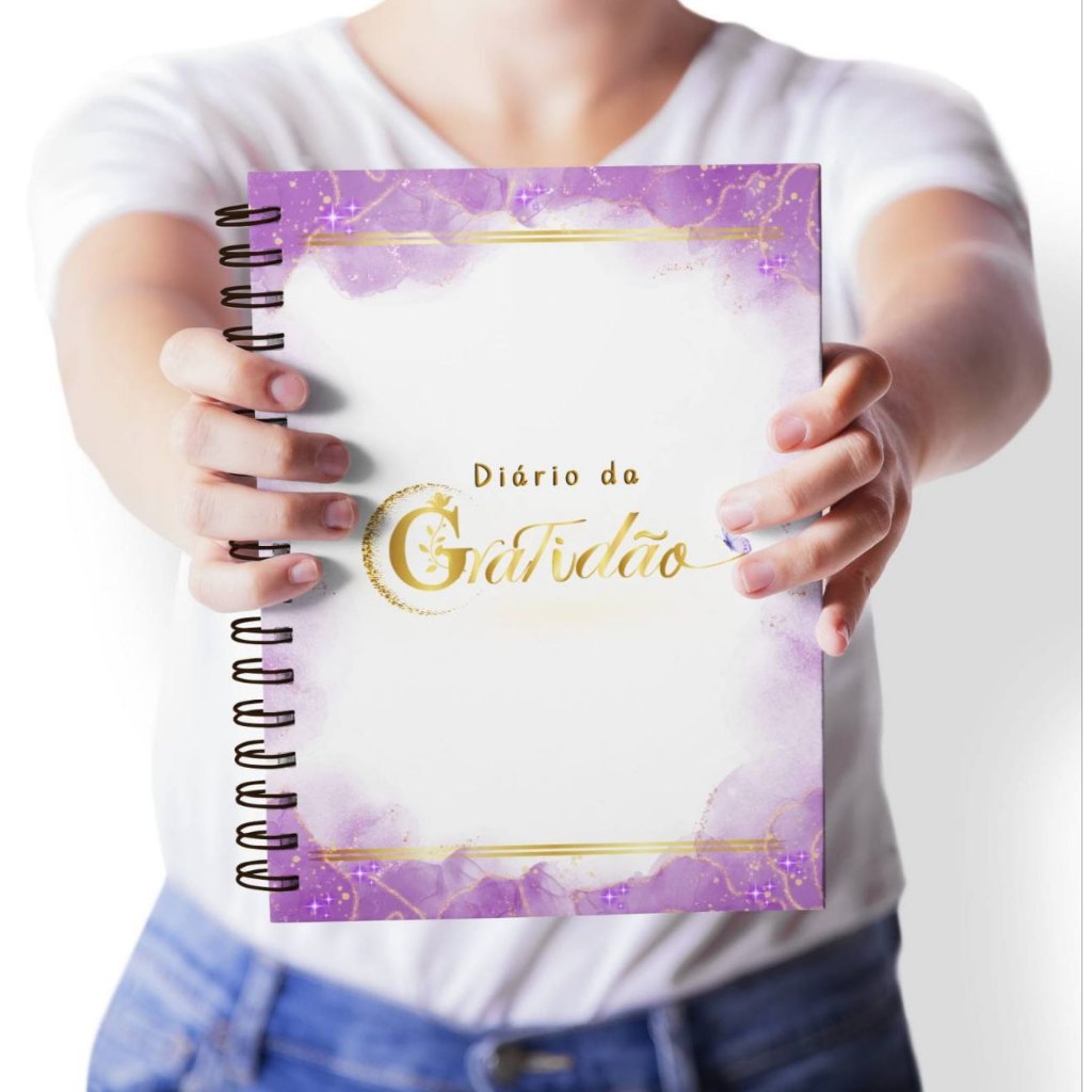 Imagem Caderno da Gratidão Personalizado Diário da Gratidão