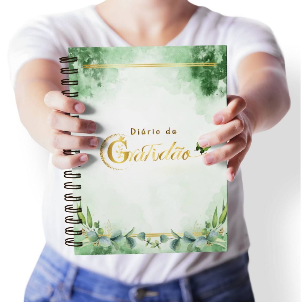 Imagem Caderno da Gratidão Personalizado Diário da Gratidão
