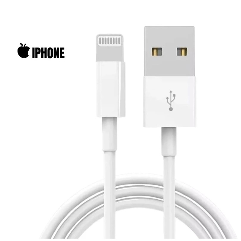 Cabo iPhone USB 2 METROS Apple IOS Lightning Cabo de iphone 11 Pro Max 8 Plus X XS Max XR