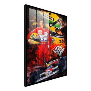Quadro decorativo parede 40x60 mdf 3mm corrida formula 1 em Oferta na Shopee