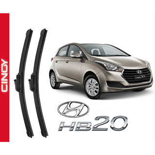 Kit Palhetas Limpador Parabrisa Dianteiro Hyundai HB20 2012 A 2019 em Oferta na Shopee