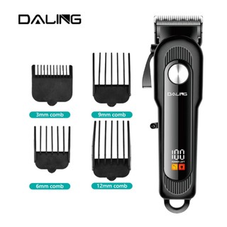 Máquina De Cortar Cabelo Aparador Profissional Sem Fio Daling DL-1583