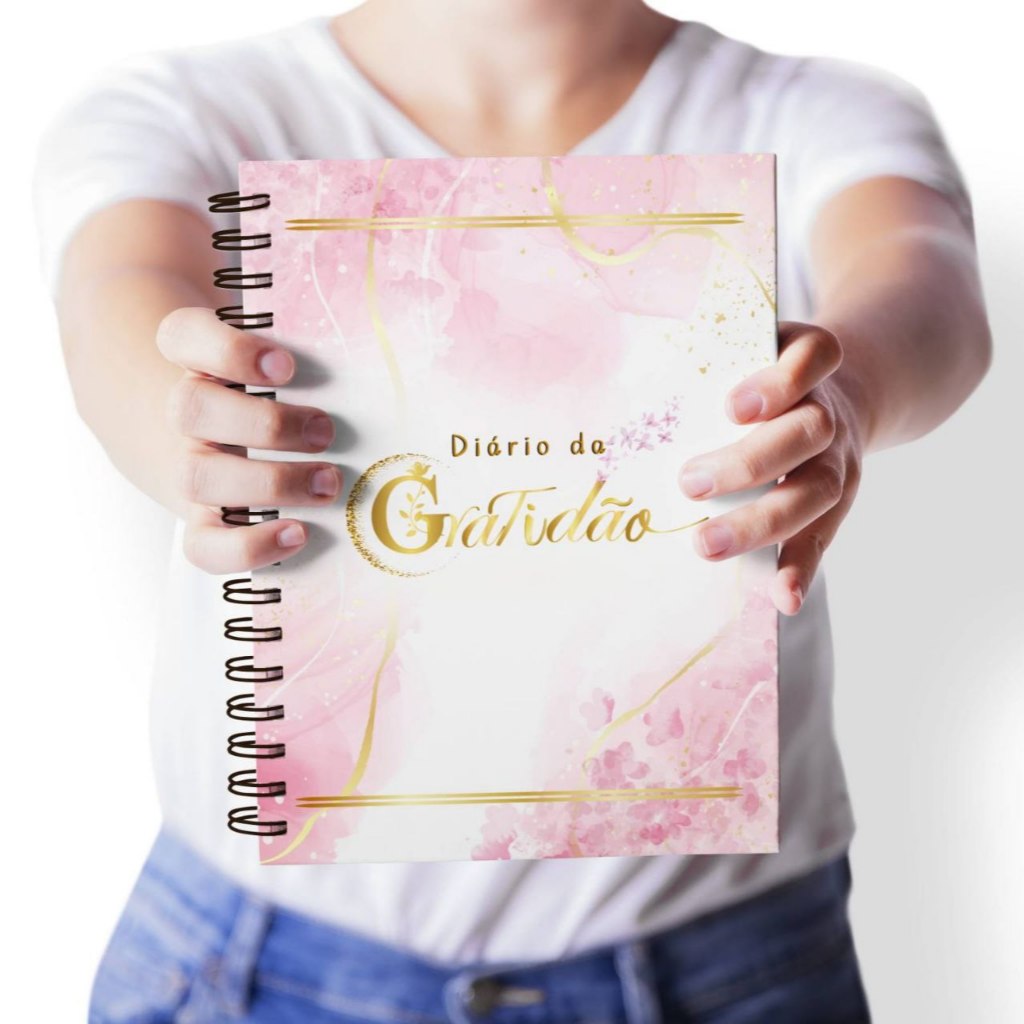 Imagem Caderno da Gratidão Personalizado Diário da Gratidão