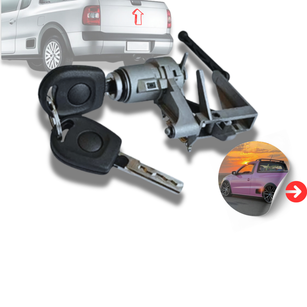 Cilindro Tampa Traseira Saveiro G5 G6 09 10 11 12 13 14 15 em Oferta na Shopee