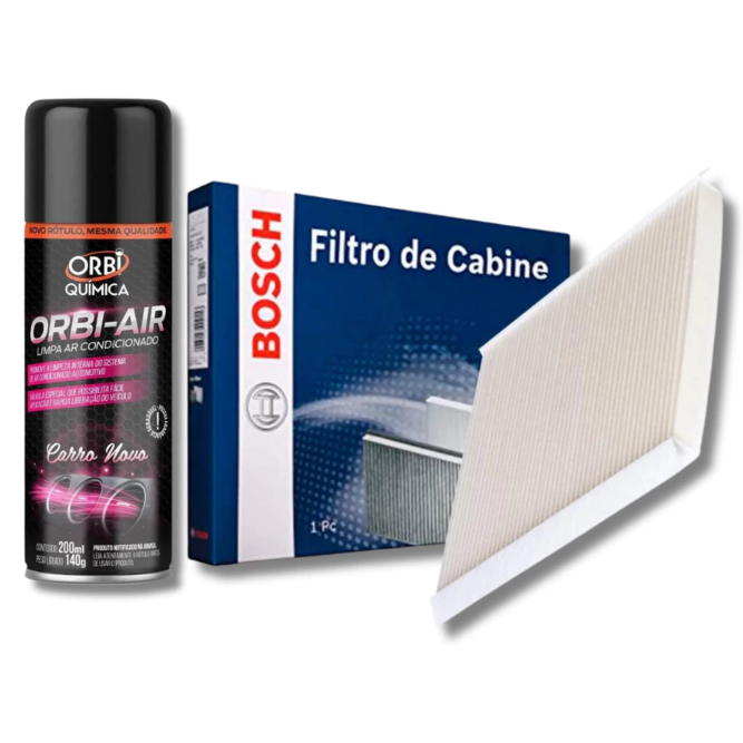 Filtro De Cabine Ar Condicionado Bosch Honda Civic G10 2016 em Diante Com Spray Higienizador em Oferta na Shopee