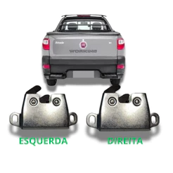 Par Fechadura Tranca Tampa Traseira Strada Fiat 2004 A 2019