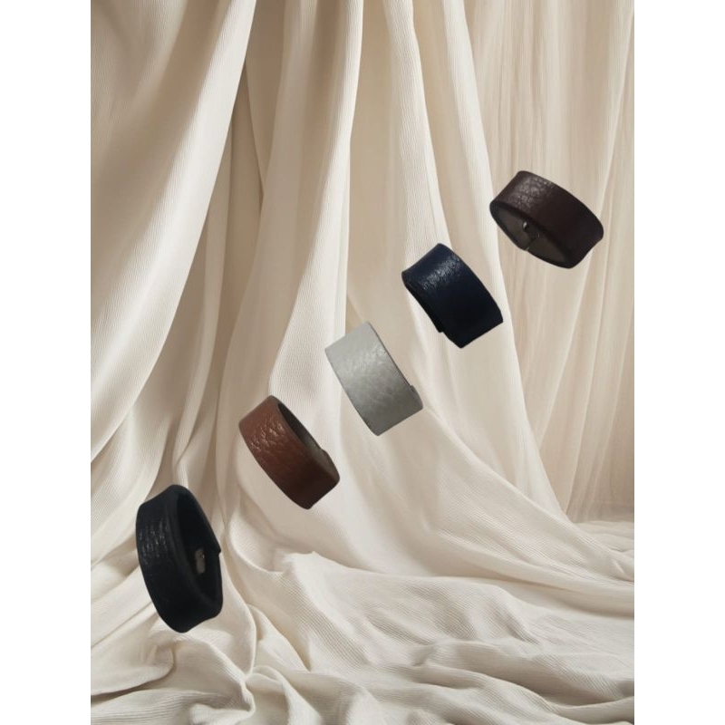 Passador/passante de cinto extra silto em couro legítimo masculino em Oferta na Shopee