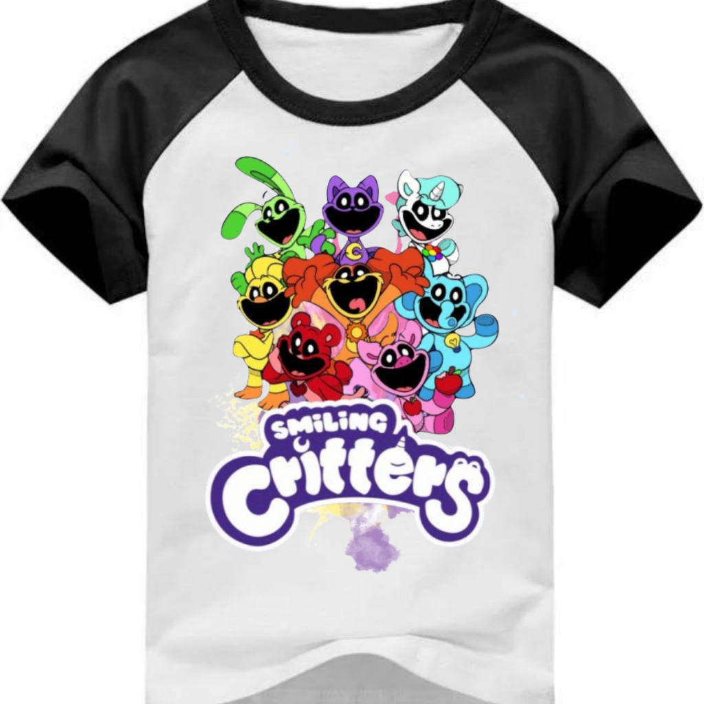 Camiseta Catnap Poppy Playtime Personagem Catnap Unissex Crianças Juvenil Festa Presente Aniversario Jogo Game