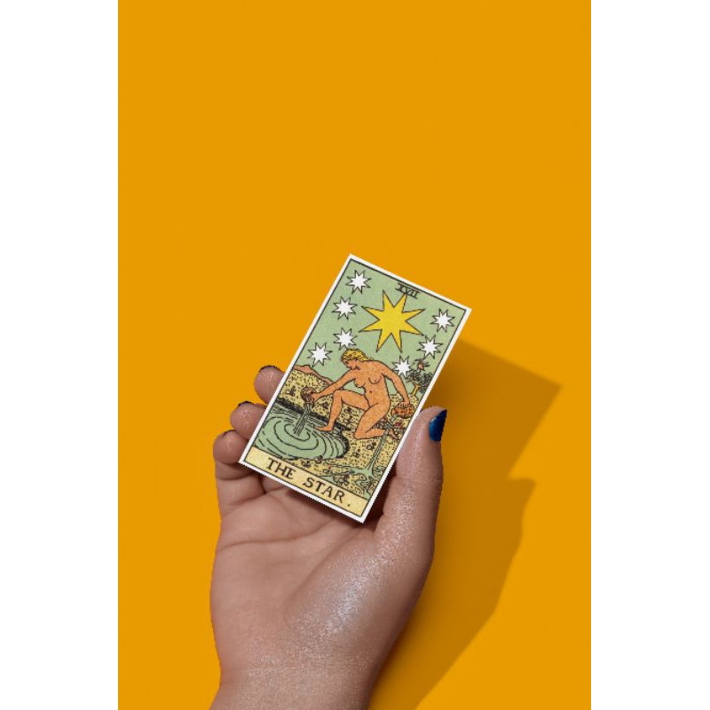 Imã de Geladeira A Estrella Tarô Astrología  Personalizado