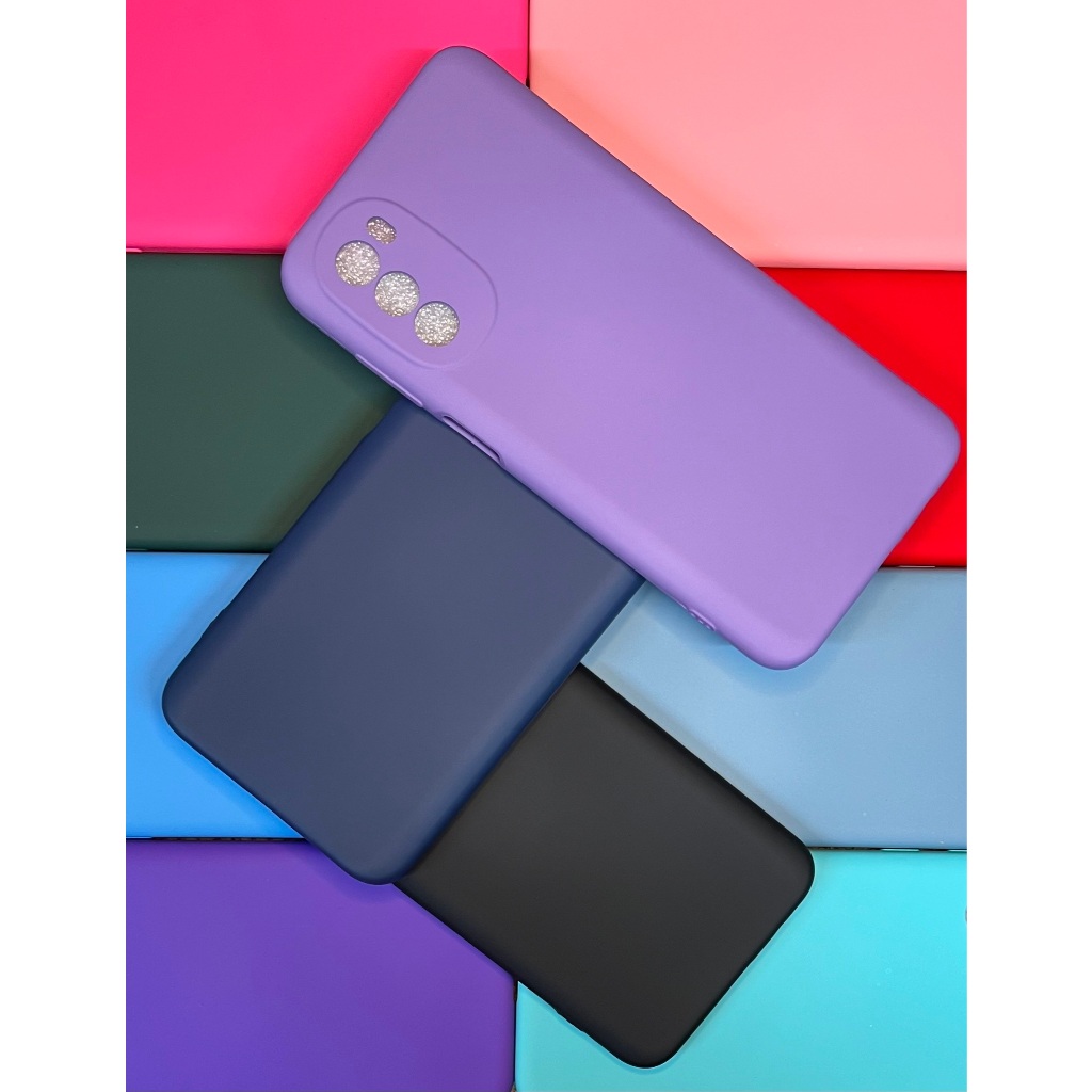 Kit capa + pelicula  de vidro 3D Motorola Moto G52 / G82 Ou apenas capinha de silicone  Aveludado em Oferta na Shopee