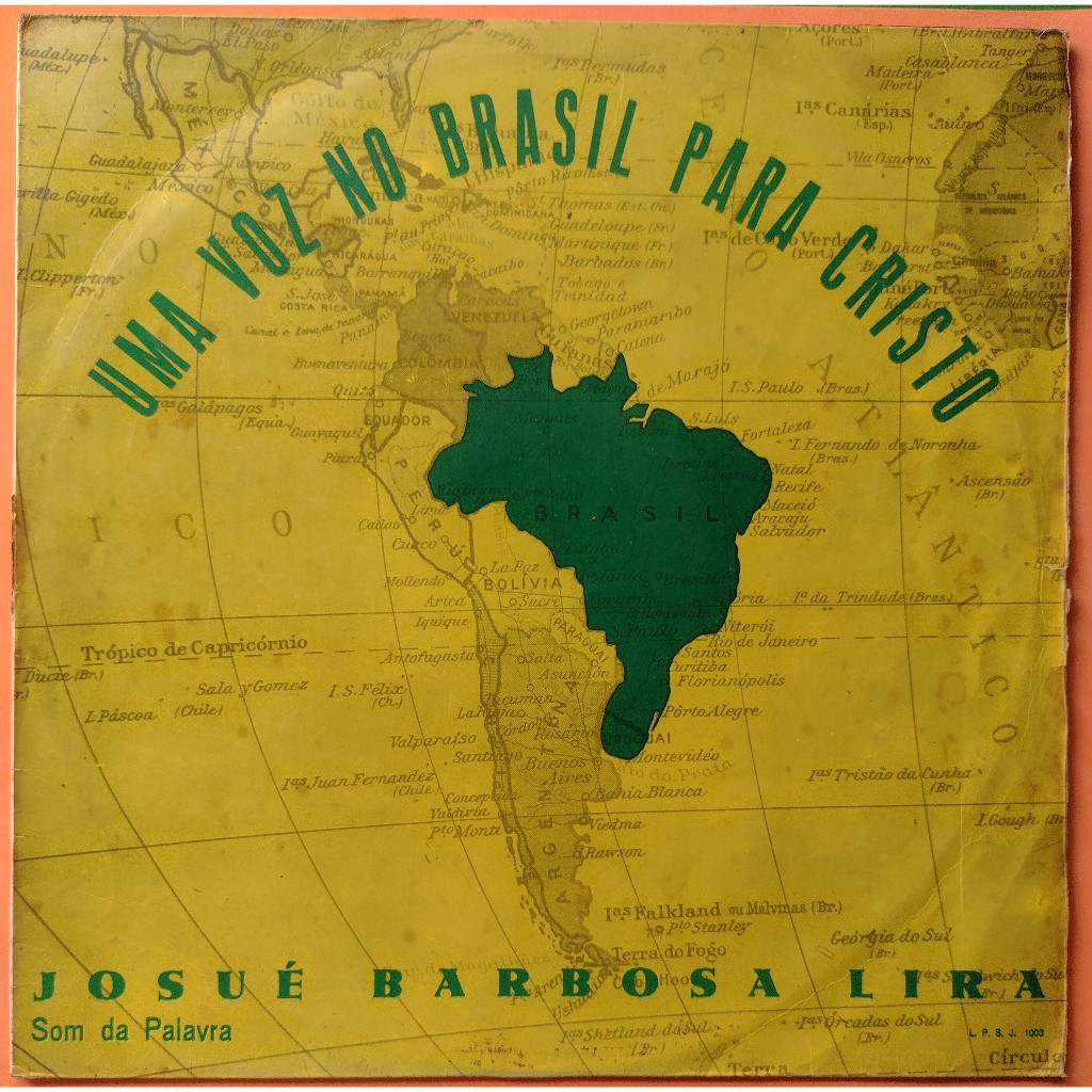 LP JOSUÉ BARBOSA LIRA UMA VOZ NO BRASIL PARA CRISTO GOSPEL VINIL