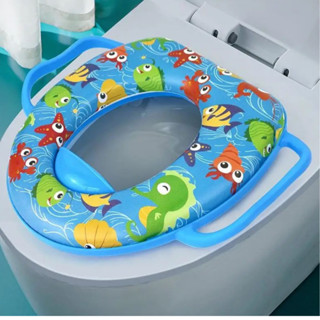 Assento redutor vaso sanitário infantil almofadado macio desfralde divertido