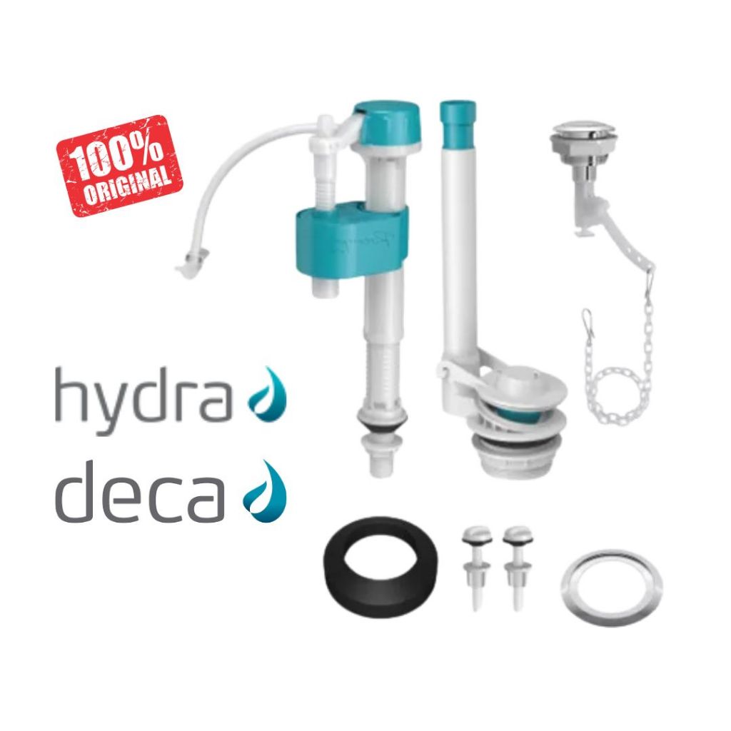 Kit Universal Caixa de Descarga Acionamento Superior Simples Hydra Max Deca