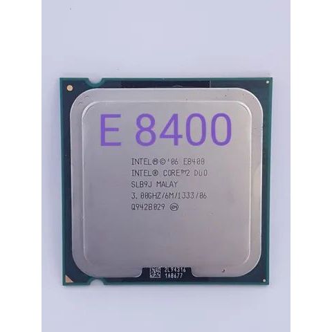 Processador intel core 2 duo e8400 socket 775 frequencia 3ghz 6mb em bom estado