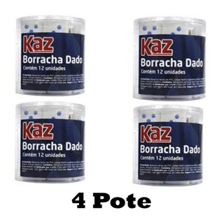 4 Potes de borracha de Dado (12 Borrachas cada pote) em Oferta na Shopee