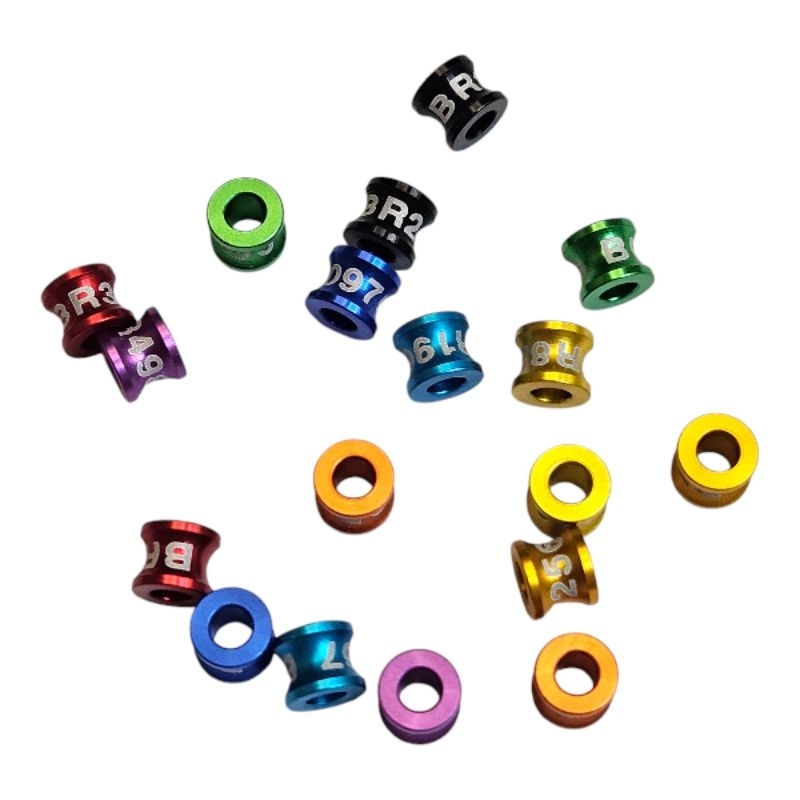 20 Anilhas Alumínio Marcação 4.0mm - Periquito Australiano, Forpus