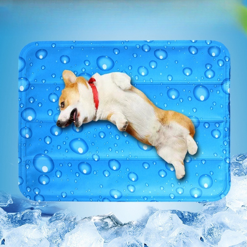 Tapete Pet Gelado Resfrescante 60*90cm para Cães Gatos Tapete de escalada para animais de estimação
