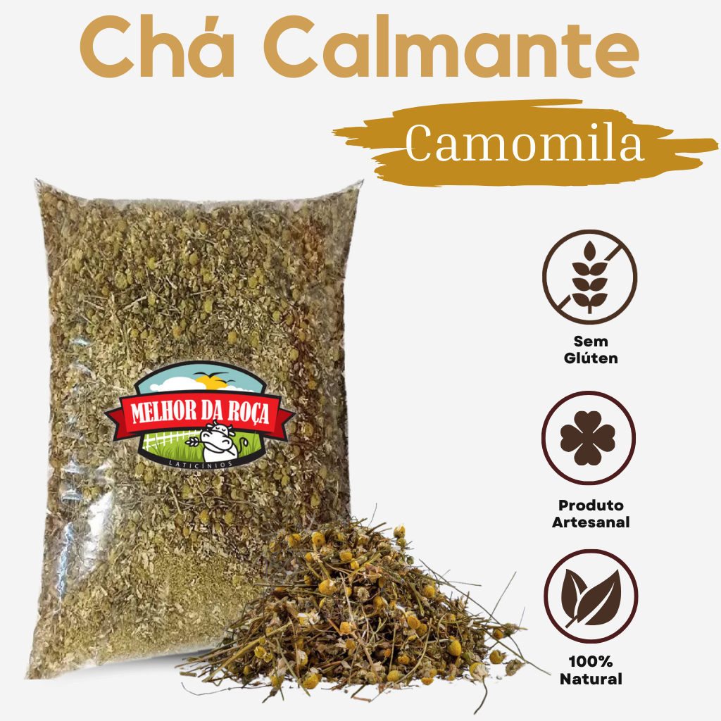 Imagem Camomila Flor Pura Chá Calmante  100% Natural