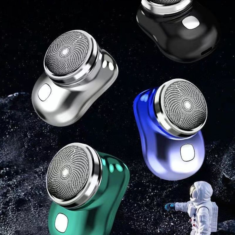 Mini Barbeador EléTrico PortáTil À Prova D'áGua TIPO-C Aparador De Barba De Bolso Promoção em Oferta na Shopee